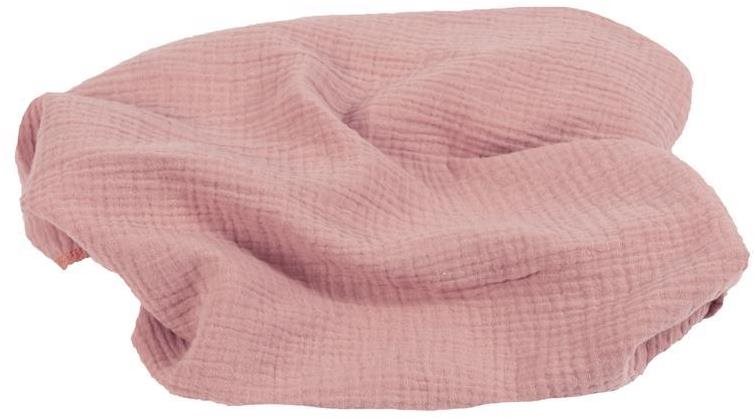 BABYMATEX pamut takaró, Muslin, világos rózsaszín, 120 x 80 cm
