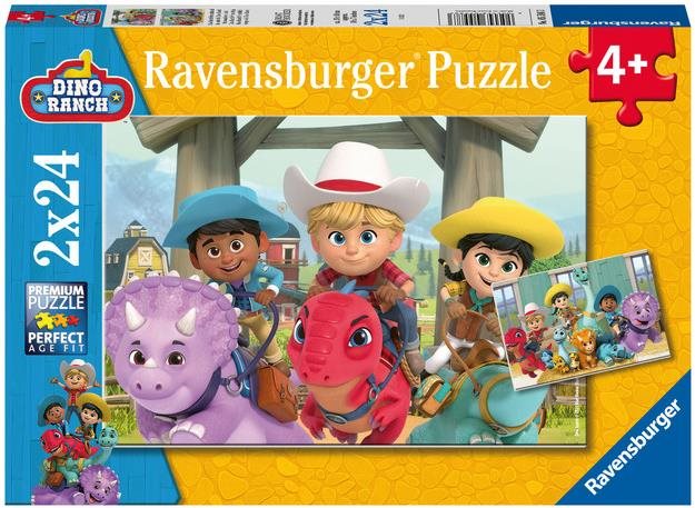 Ravensburger 055883 Dino Ranch 2x24 darab