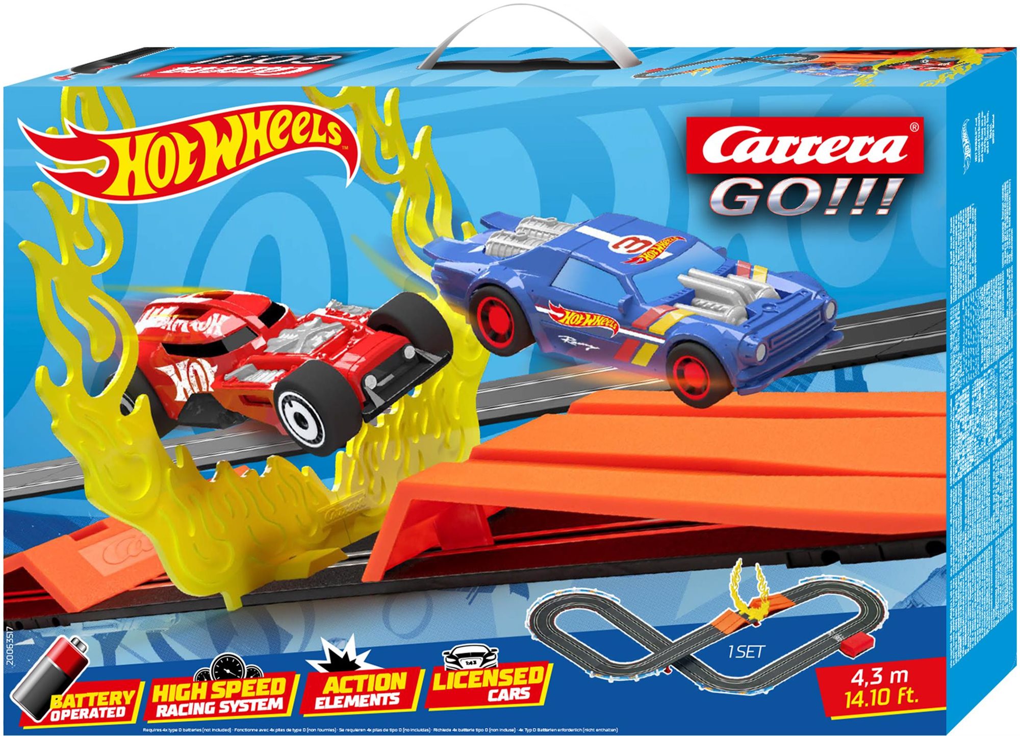 Carrera GO 63517 Hot Wheels Autópálya játék