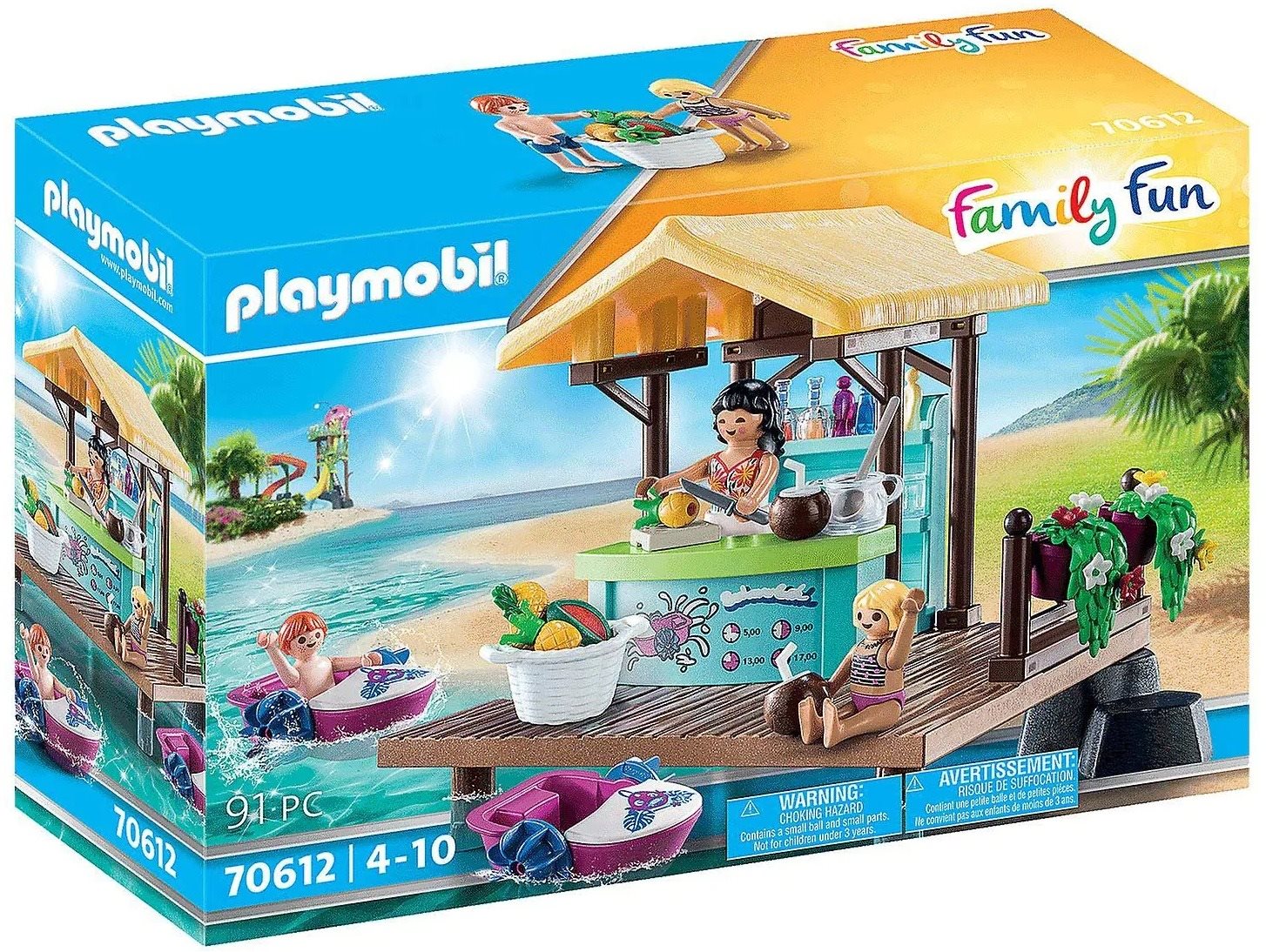 Playmobil 70612 Vízibicikli-kölcsönző italstanddal