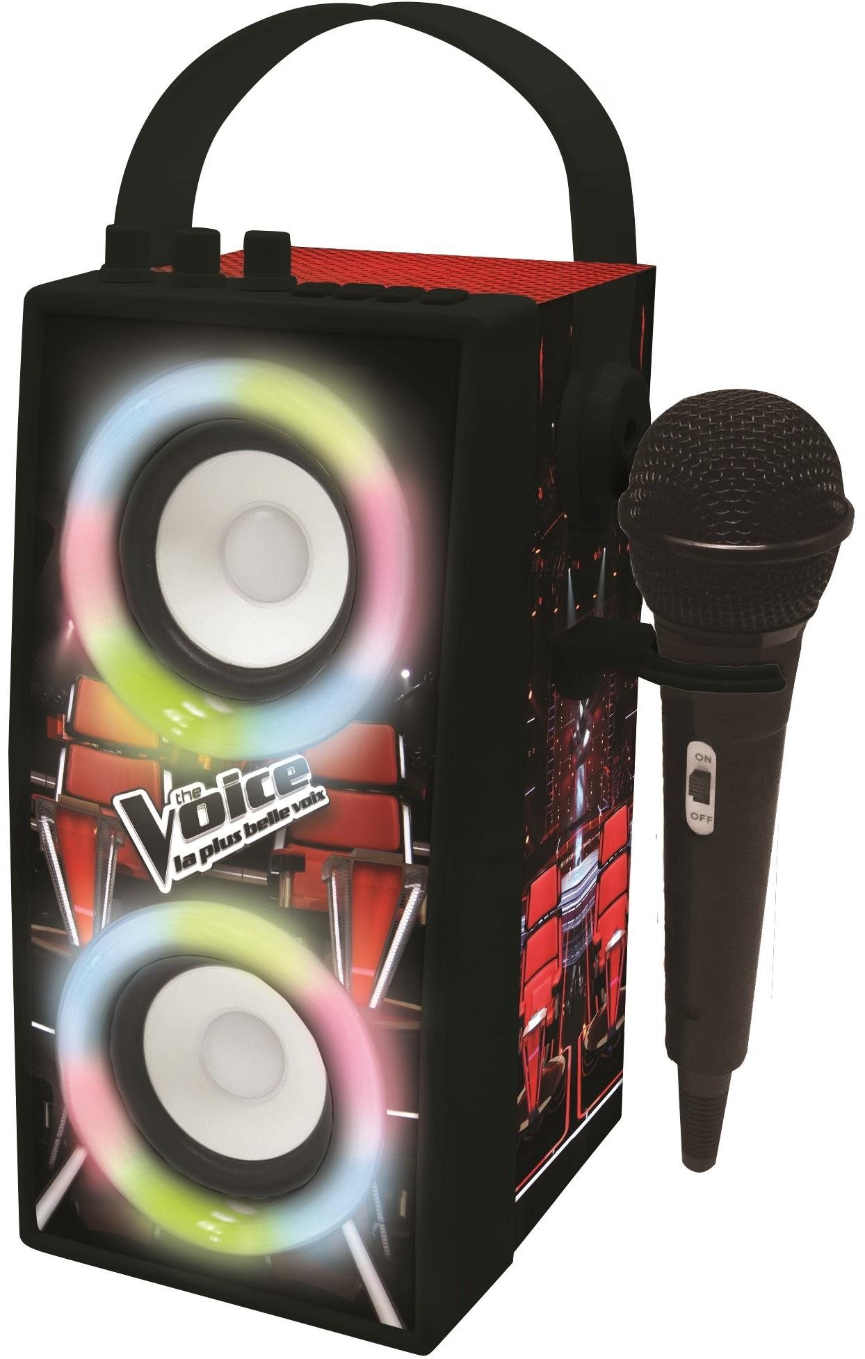 Lexibook The Voice hordozható hangszóró mikrofonnal és fényhatásokkal