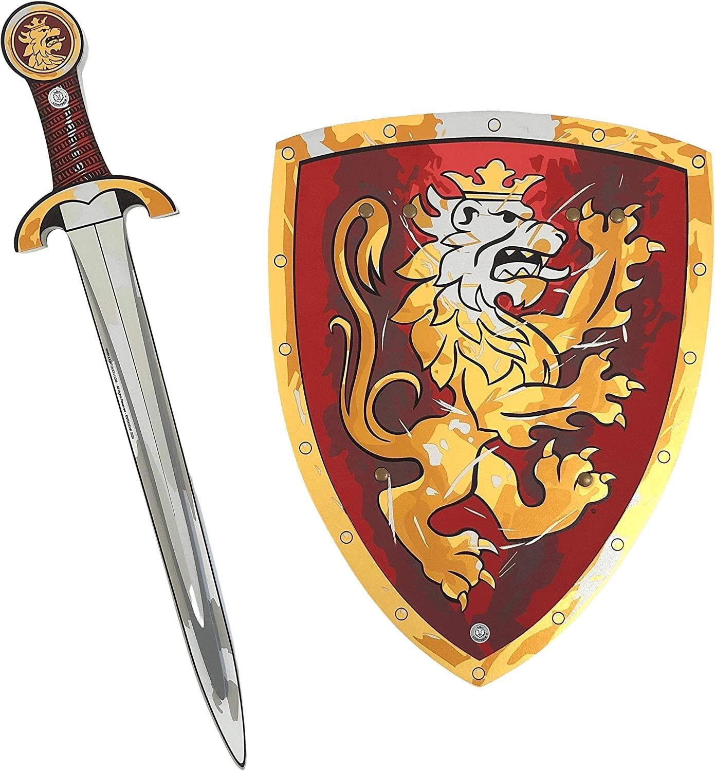 Liontouch lovag szett, piros - Kard és pajzs