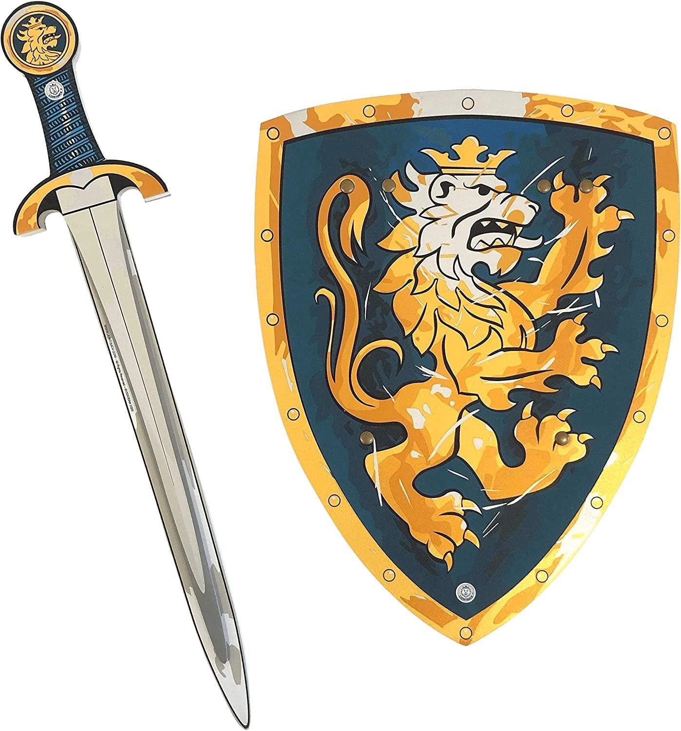 Liontouch lovag készlet, kék - Kard és pajzs