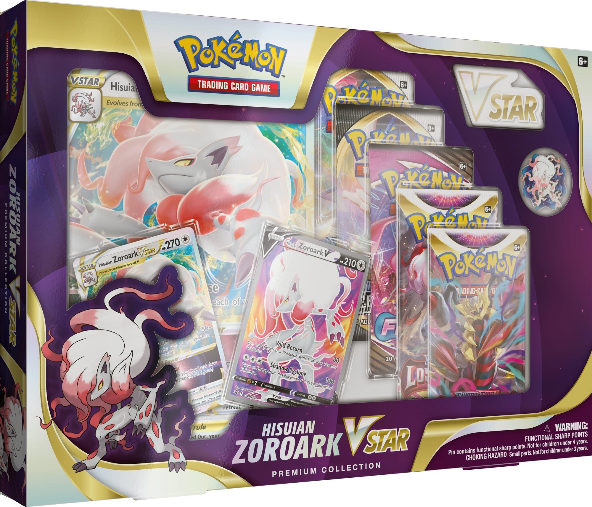 Kártyajáték Pokémon TCG: Hisuian Zoroark VStar Premium Collection