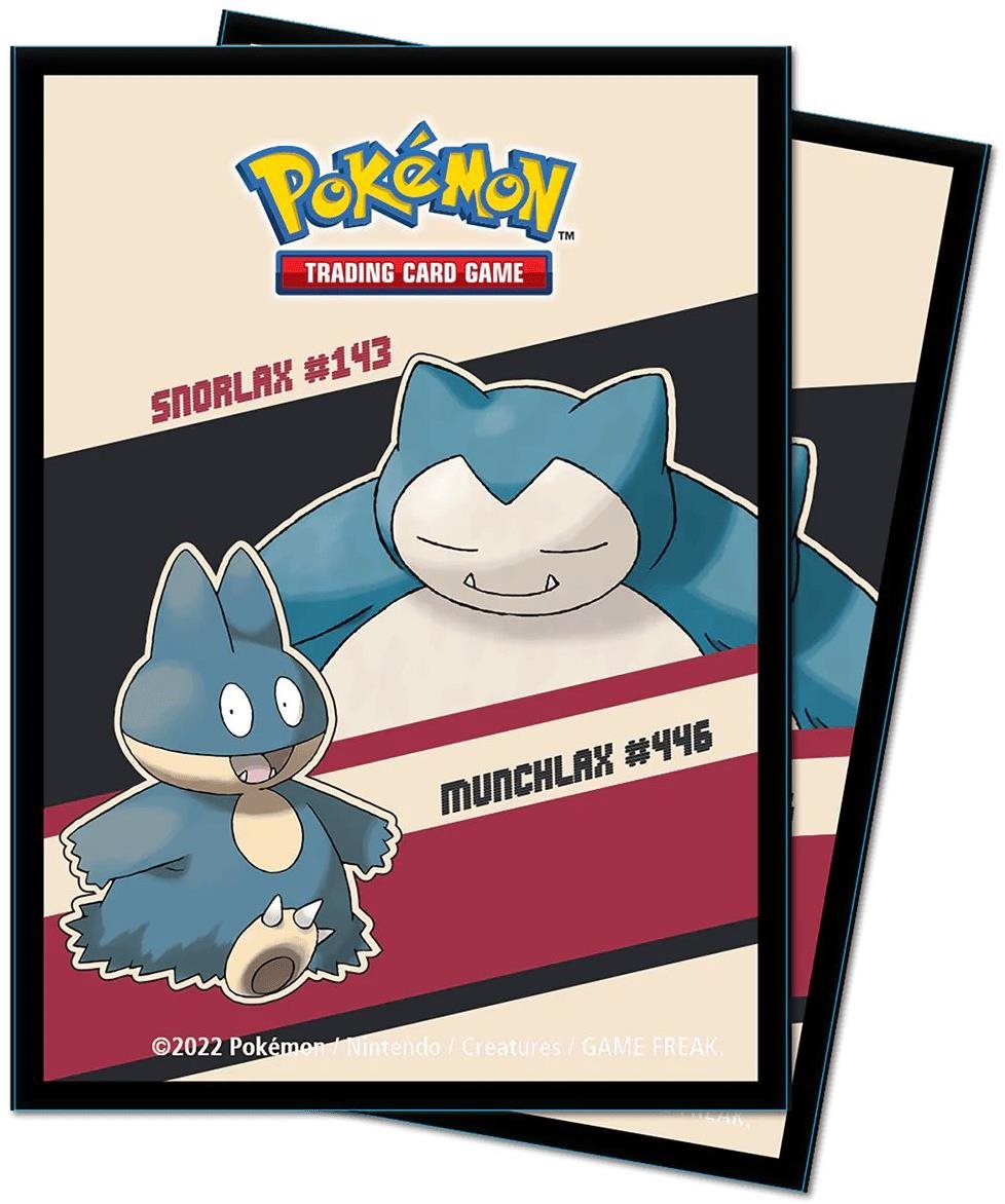 Pokémon UP: GS Snorlax Munchlax - Deck Protector Kártyaborító 65 db