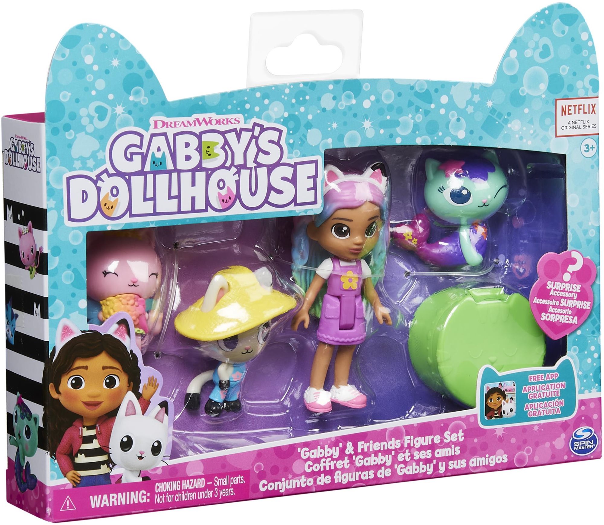 Gabby's Dollhouse Szivárványszínű Gabby macskákkal