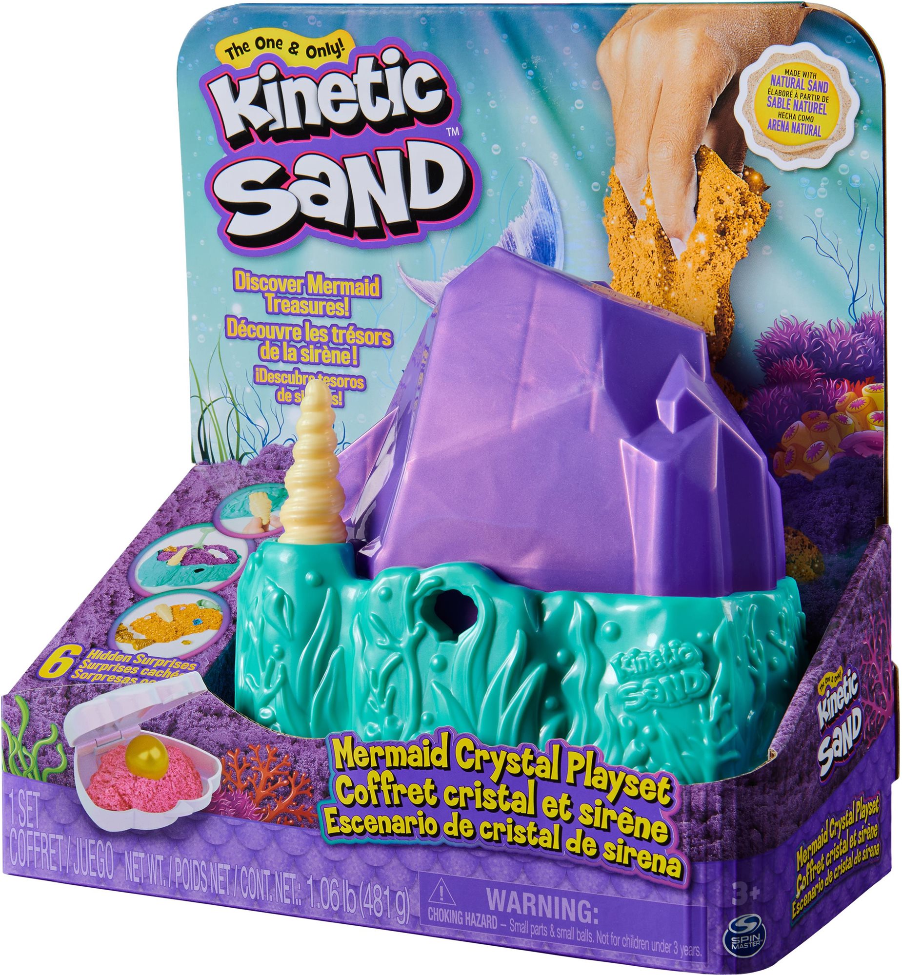 Kinetic Sand Korallzátony nagy játékkészlet