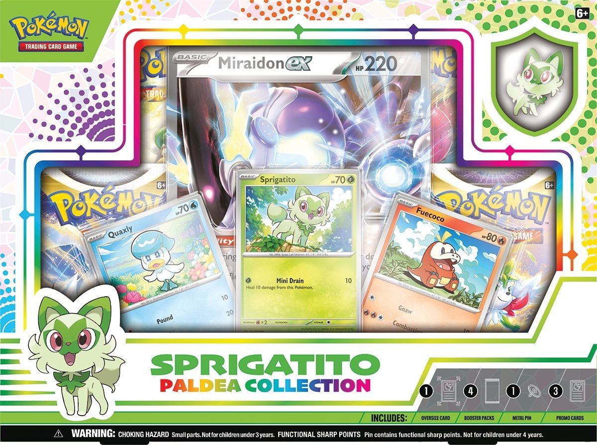 Pokémon TCG: Paldea Pin Collection - Sprigatito