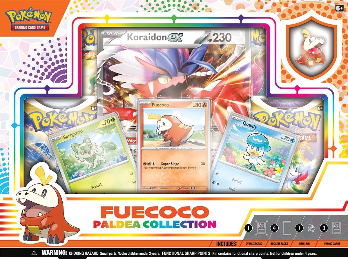 Kártyajáték Pokémon TCG: Paldea Pin Collection - Fuecoco