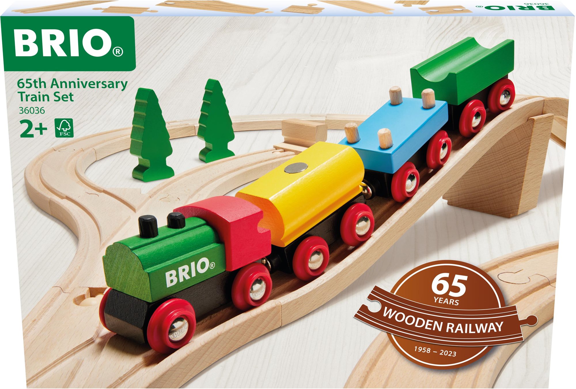 BRIO 36036 vonatpálya készlet a BRIO World 65. évfordulójára