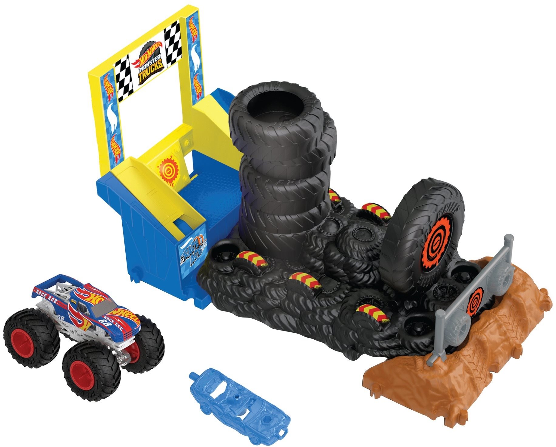 Hot Wheels Monster Trucks Aréna: Versenykihívás játékszett