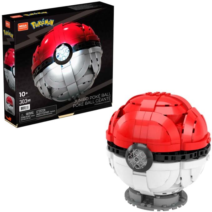 Mega Construx Pokémon tündöklő Jumbo Poké Ball