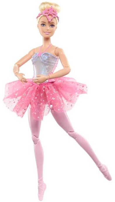 Barbie Világító varázslatos balerina rózsaszín szoknyával