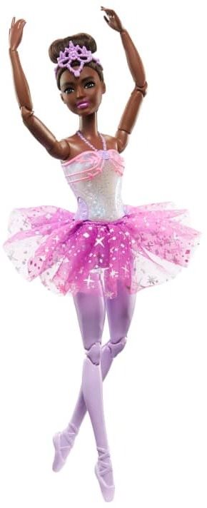 Barbie Világító varázslatos balerina lila szoknyával