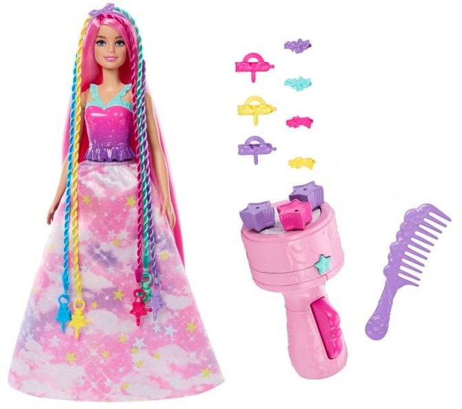 Barbie Hercegnő Hajszépítő kiegészítőkkel