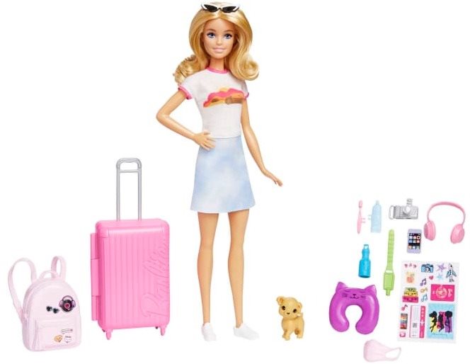 Barbie Malibu baba úton