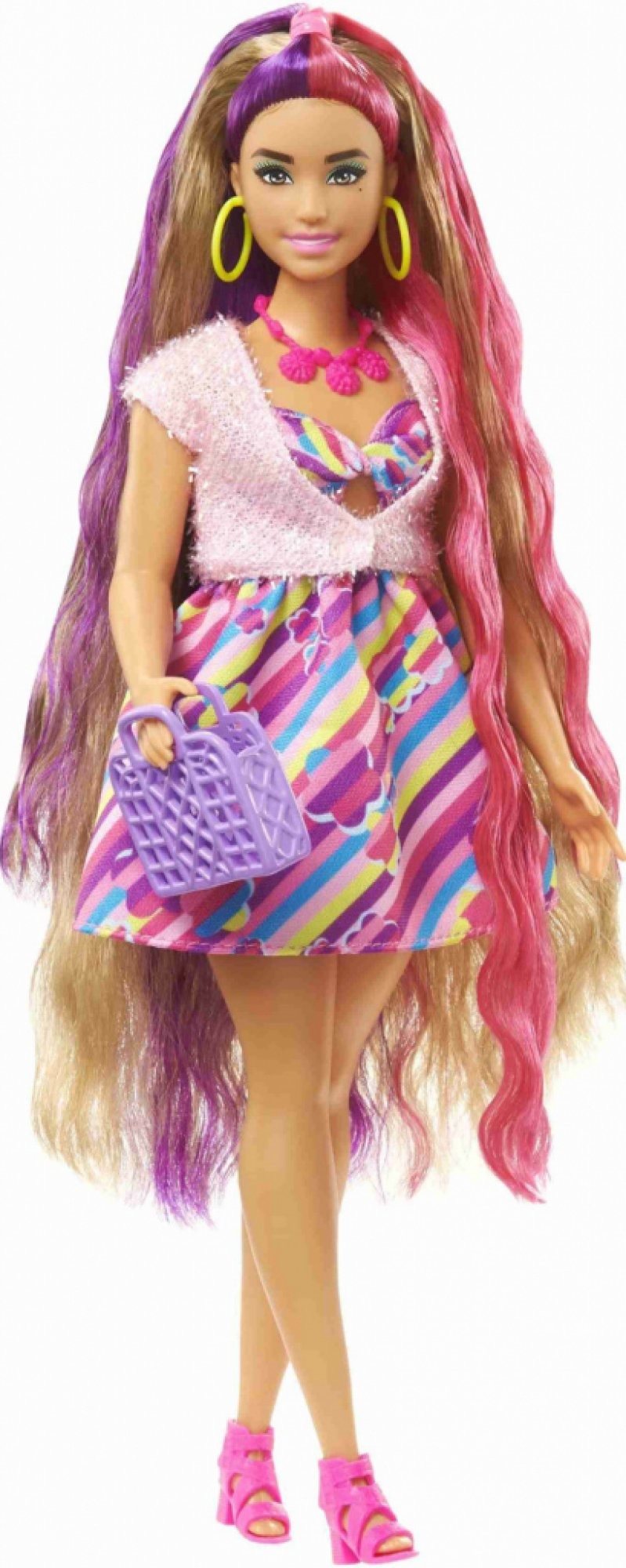 Barbie Baba fantasztikus hajjal - Sötét hajú