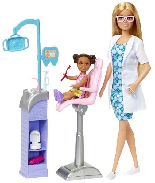 Barbie Karrierbaba játékszett - Szőke fogorvos