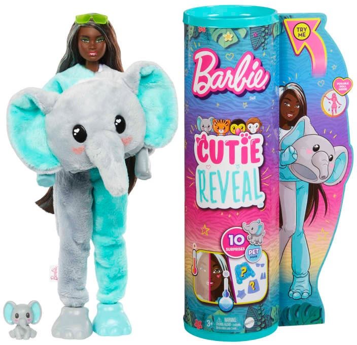 Barbie Cutie Reveal Barbie Dzsungel - Elefánt