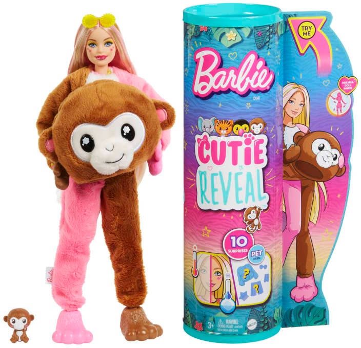 Barbie Cutie Reveal Barbie Dzsungel - Majom