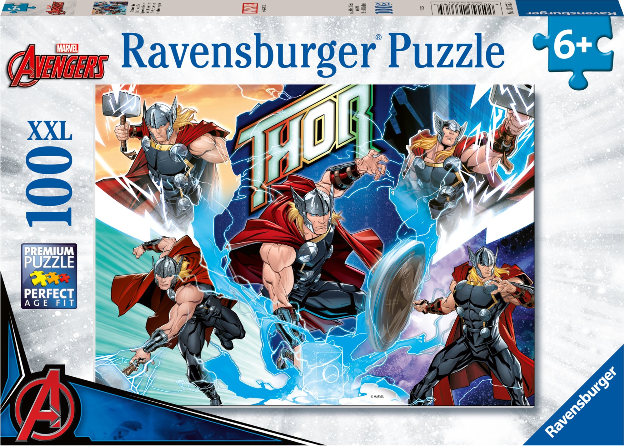Ravensburger Puzzle 133765 Marvel Hero: Thor 100 darab