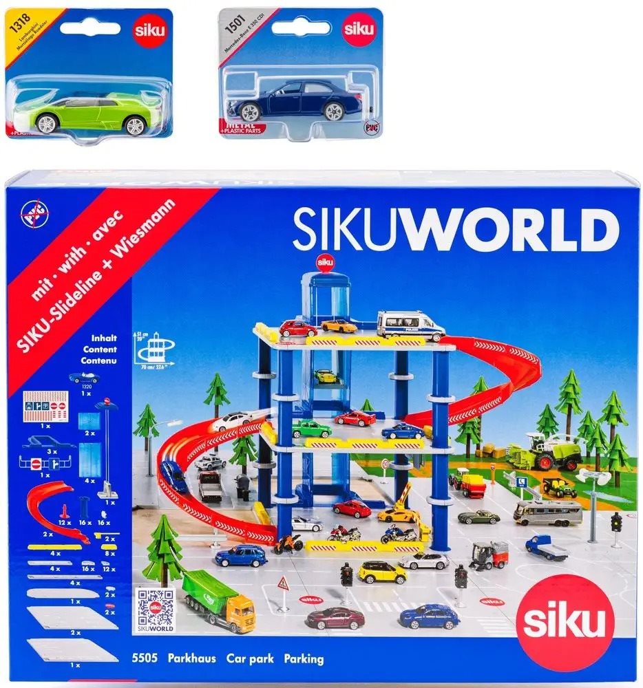 Siku World - Garázs 2 autóval