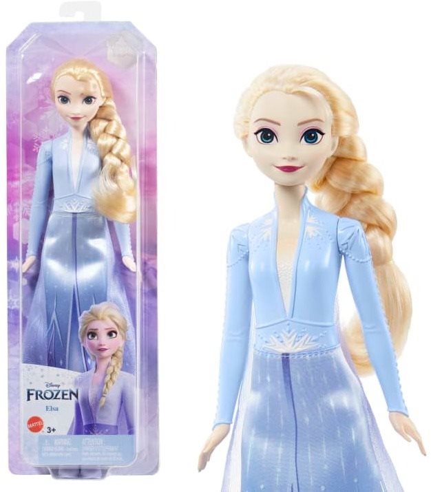 Jégvarázs baba - Elsa lila ruhában