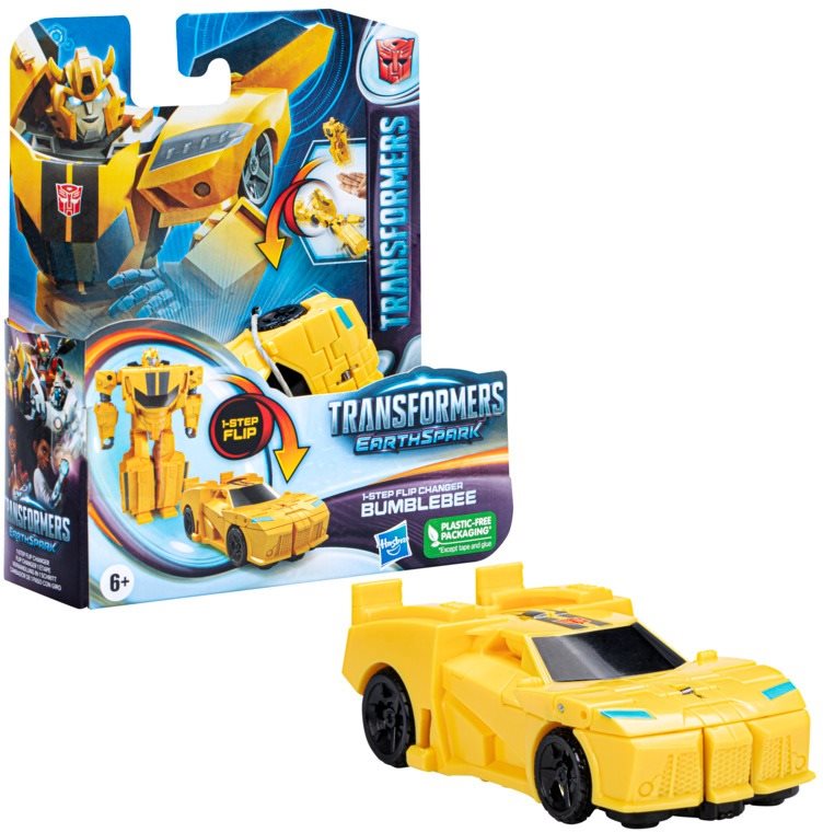 Transformers Earthspark 1-step Flip Bumblebee Figura 10 cm