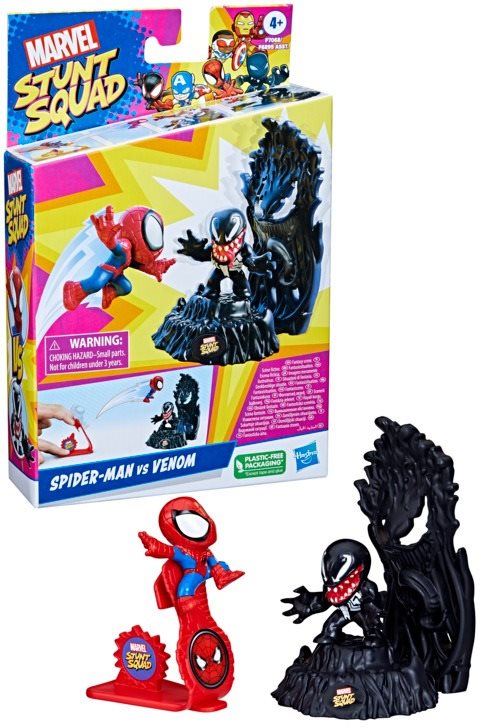 Marvel Stunt and Squad Spider-Man vs. Venom figurák