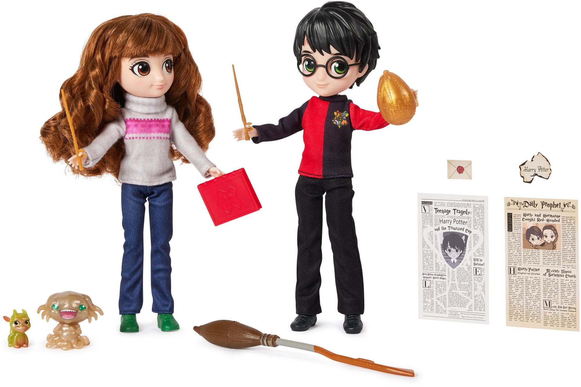 Harry Potter Dupla csomag Harry és Hermione 20 cm