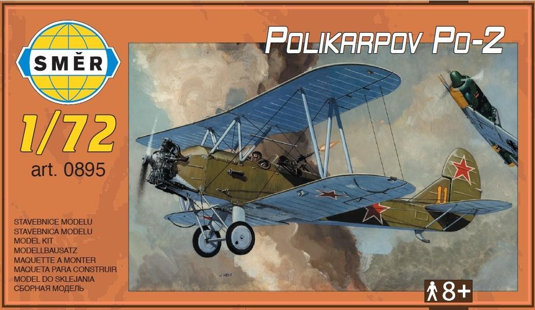 Irány A kétfedelű repülőgép modellje - Polikarpov Po-2 Kerekek