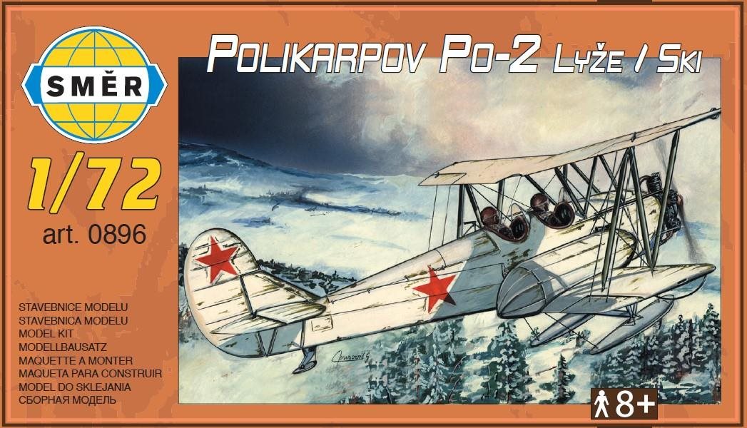Irány Modell kétfedelű repülőgép - Polikarpov Po-2 Ski