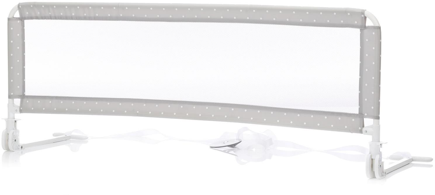 Ágyra rögzíthető babarács Hugo Dots Grey 135 × 50 cm