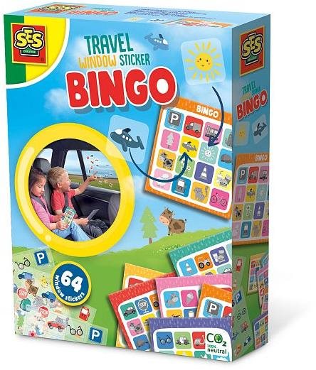 Ses utazó Bingo játék - az autó ablakára ragasztható képek