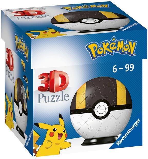 Ravensburger 3D puzzle 112661 puzzle-labda Pokémon 3. téma - tétel 54 darab