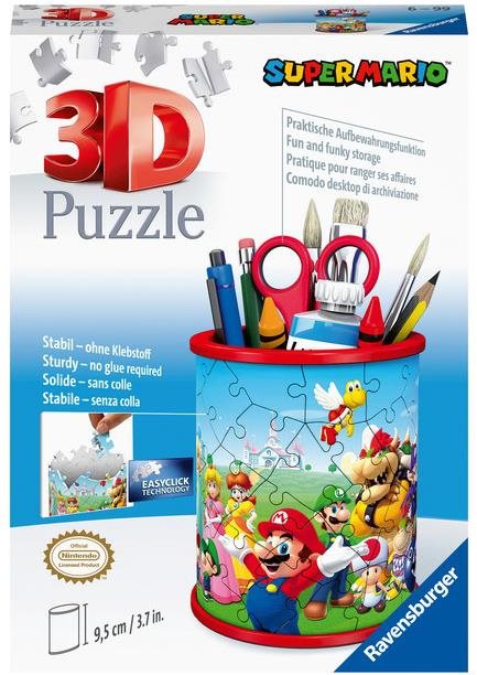 Ravensburger 3D puzzle 112555 Ceruzatartó Super Mario 54 darab