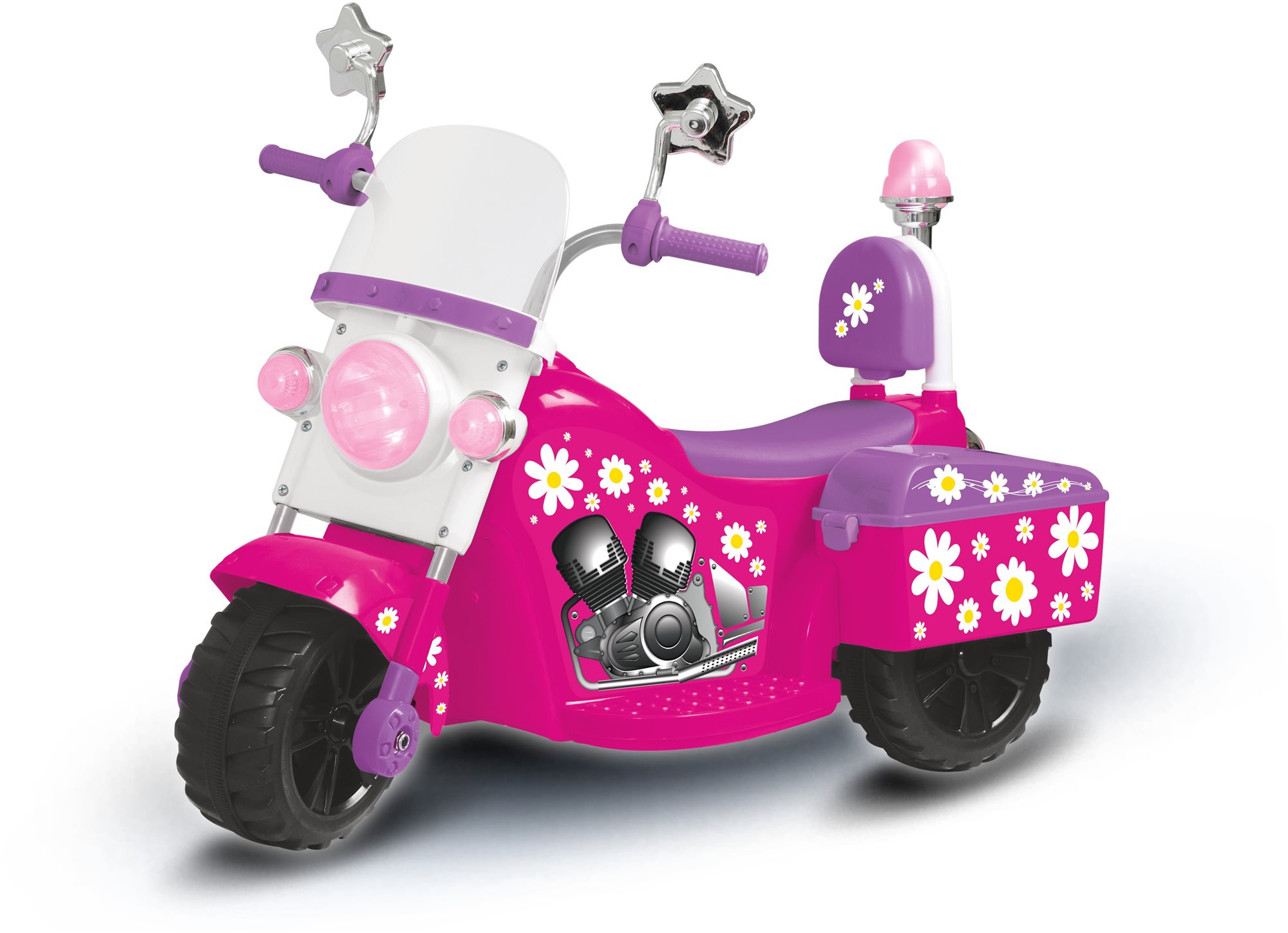 Evo akkumulátoros rózsaszín tricikli