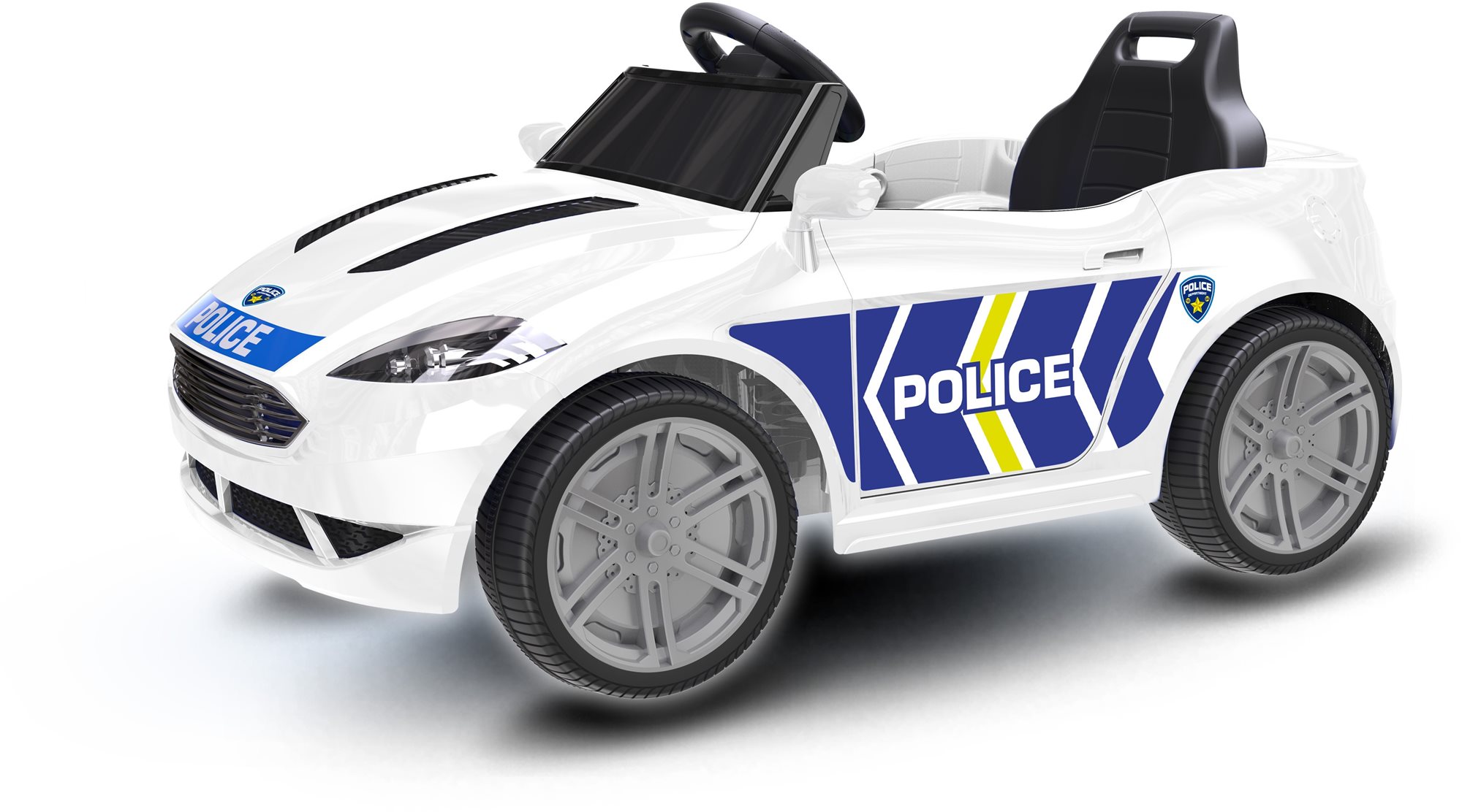 Elektromos autó gyerekeknek Rendőrségi autó Evo akkumulátorral