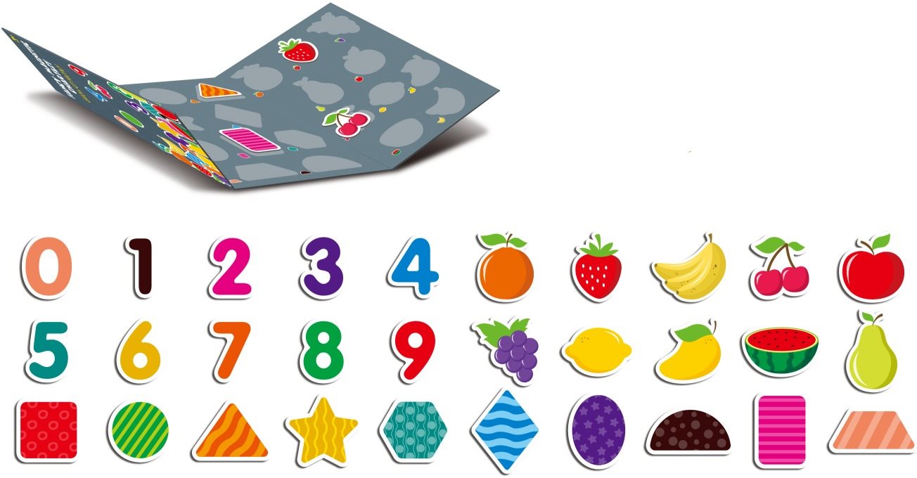 Puzzle Mágneses puzzle könyv - gyümölcsök és zöldségek