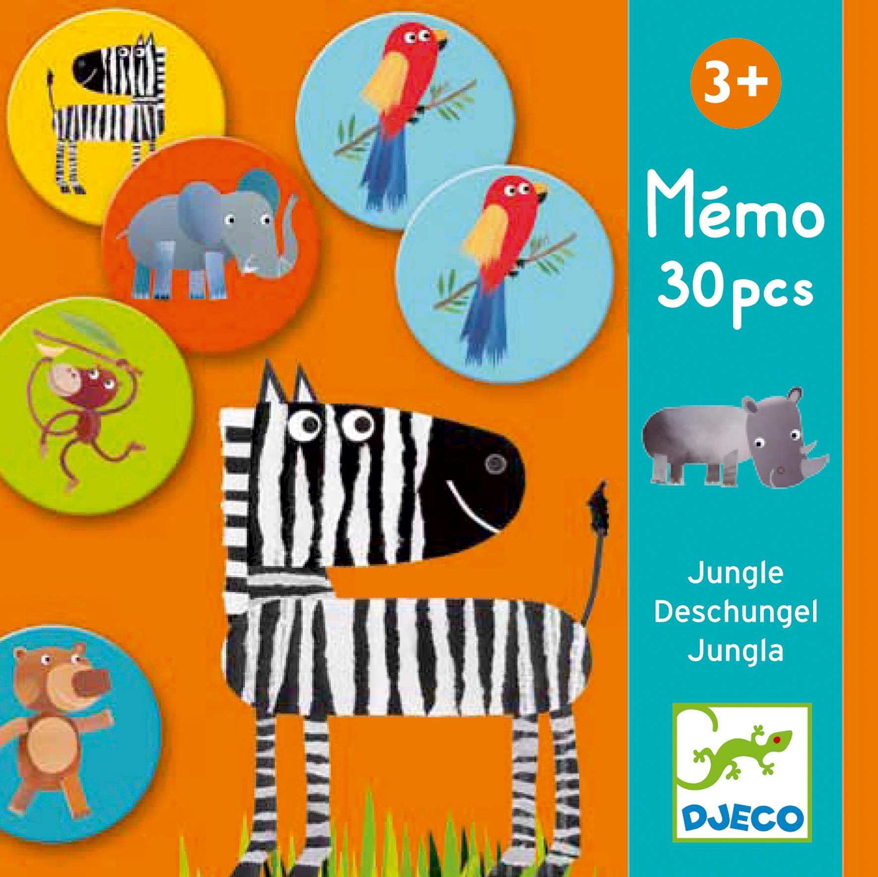 Memo Jungle memóriajáték gyerekeknek - Djeco