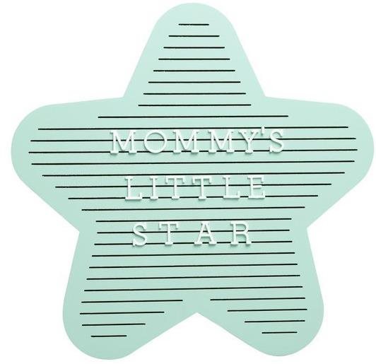 Pearhead letterboard Fából készült betűtábla - csillag