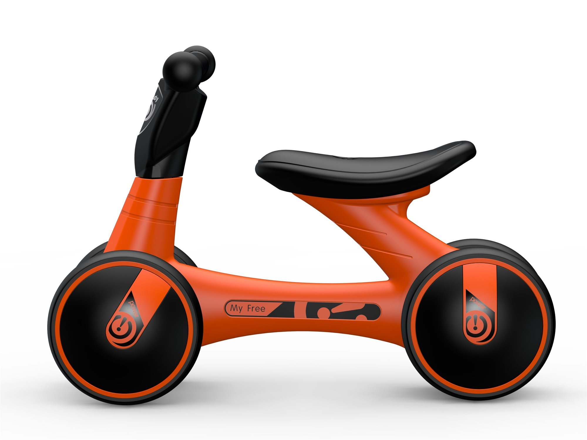 Luddy Mini Balance Bike narancsszín
