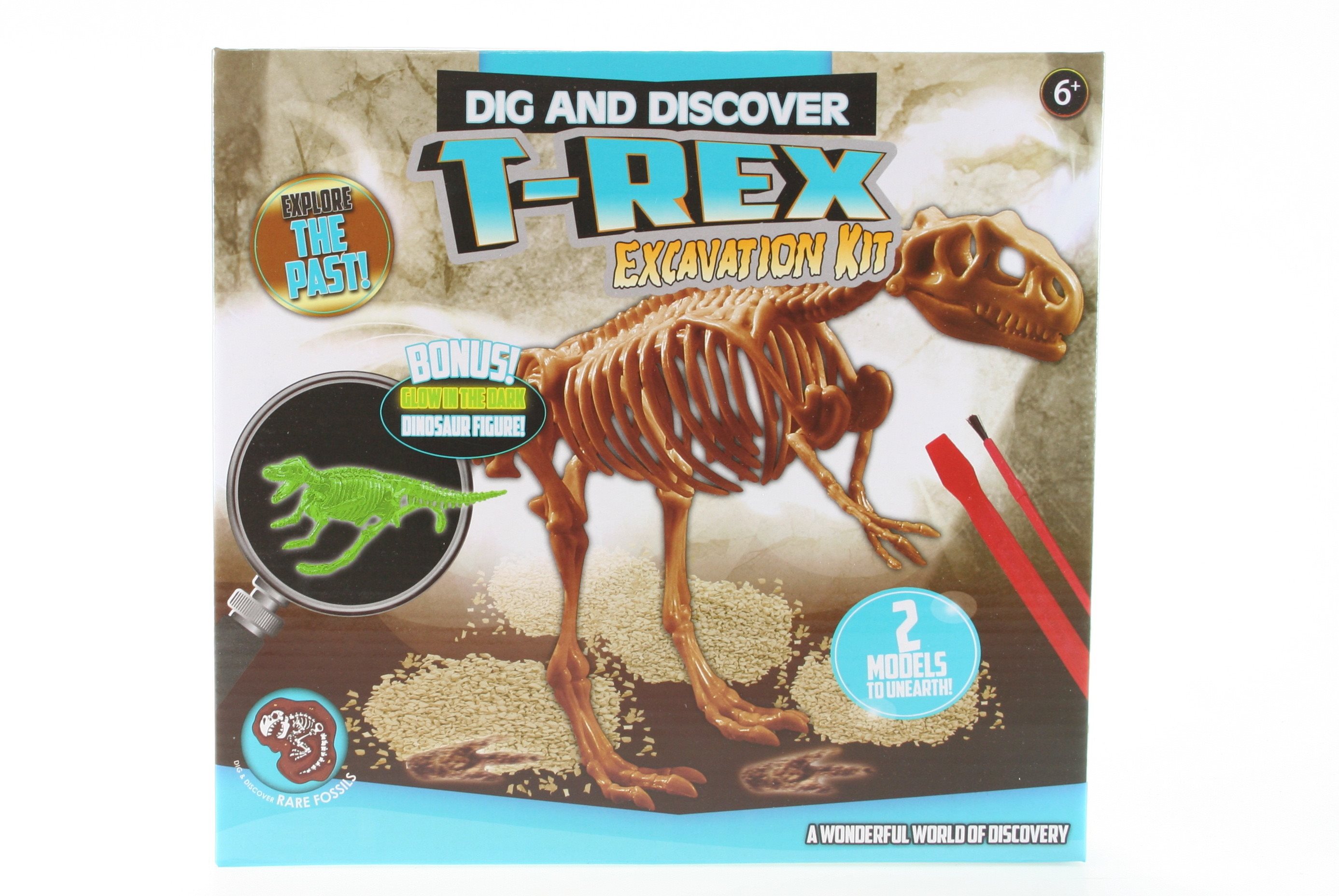 Dinó feltárás Világító T-Rex