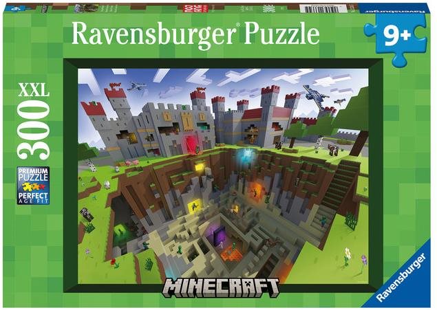 Ravensburger Puzzle 133345 Minecraft 300 db