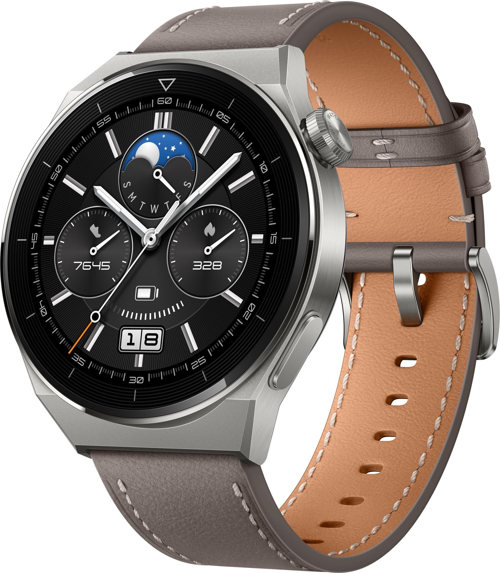 Huawei Watch GT 3 Pro 46mm Gray Leather
