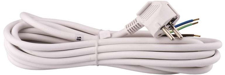 EMOS Flexo kábel PVC 3 × 1,5mm2, 5m, fehér