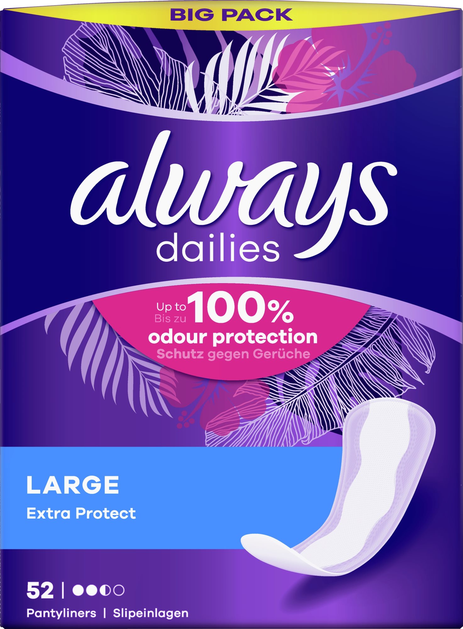 ALWAYS Dailies Extra Protect Large, 52 db