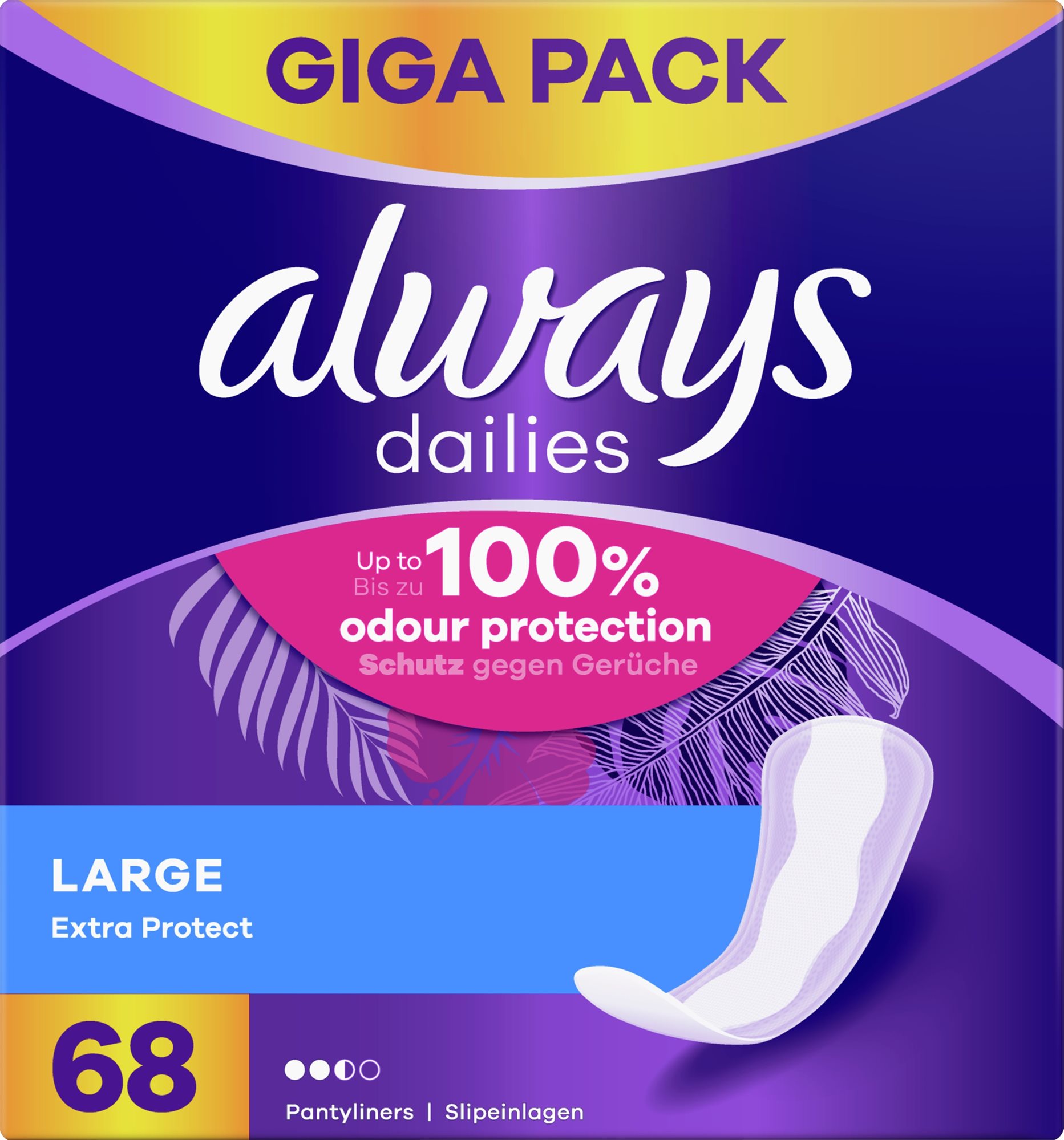 ALWAYS Dailies Extra Protect Large, 68 db