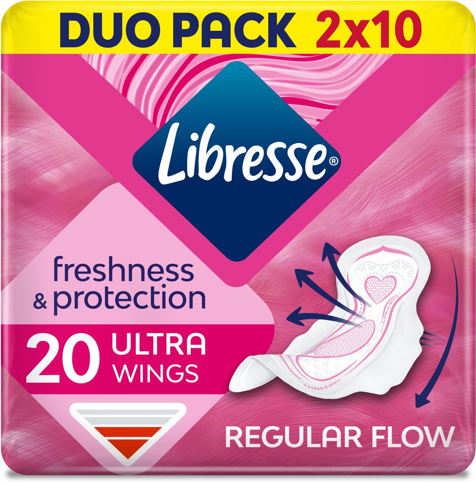 LIBRESSE Ultra Normal Wing 2× 10 db