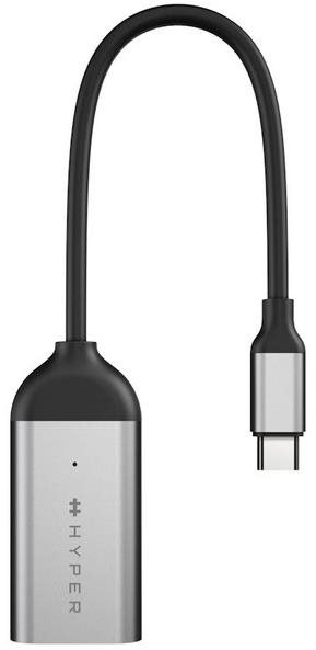 HyperDrive adaptér USB-C to 8K 60Hz / 4K 144Hz HDMI, ezüst